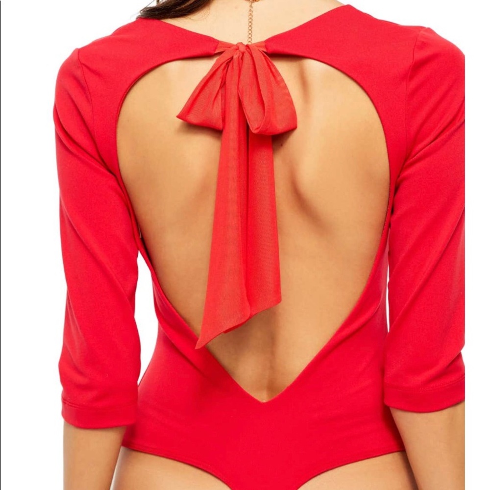 Free People Wear My Heart Out Bodysuit